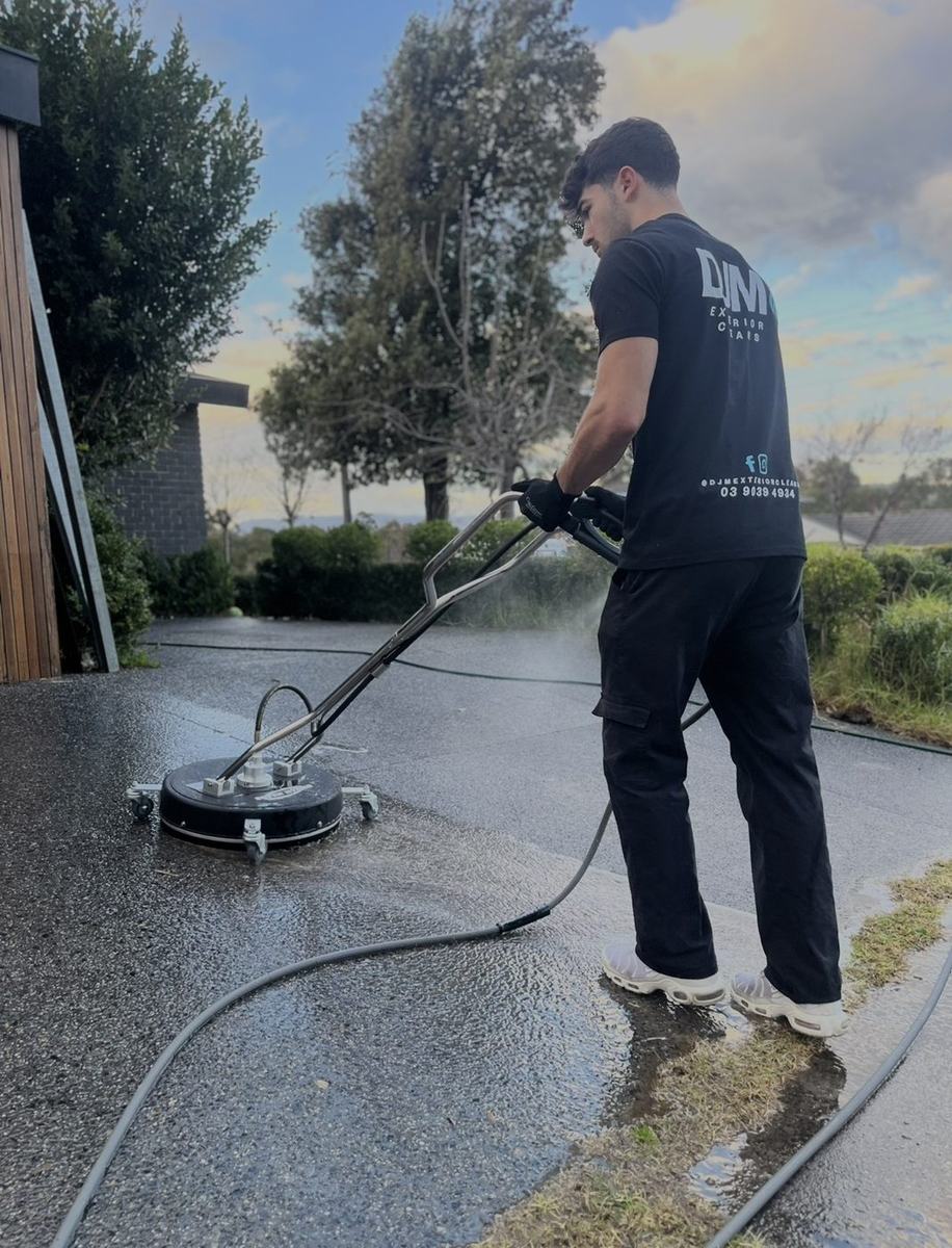 DJM surface cleaning a side path